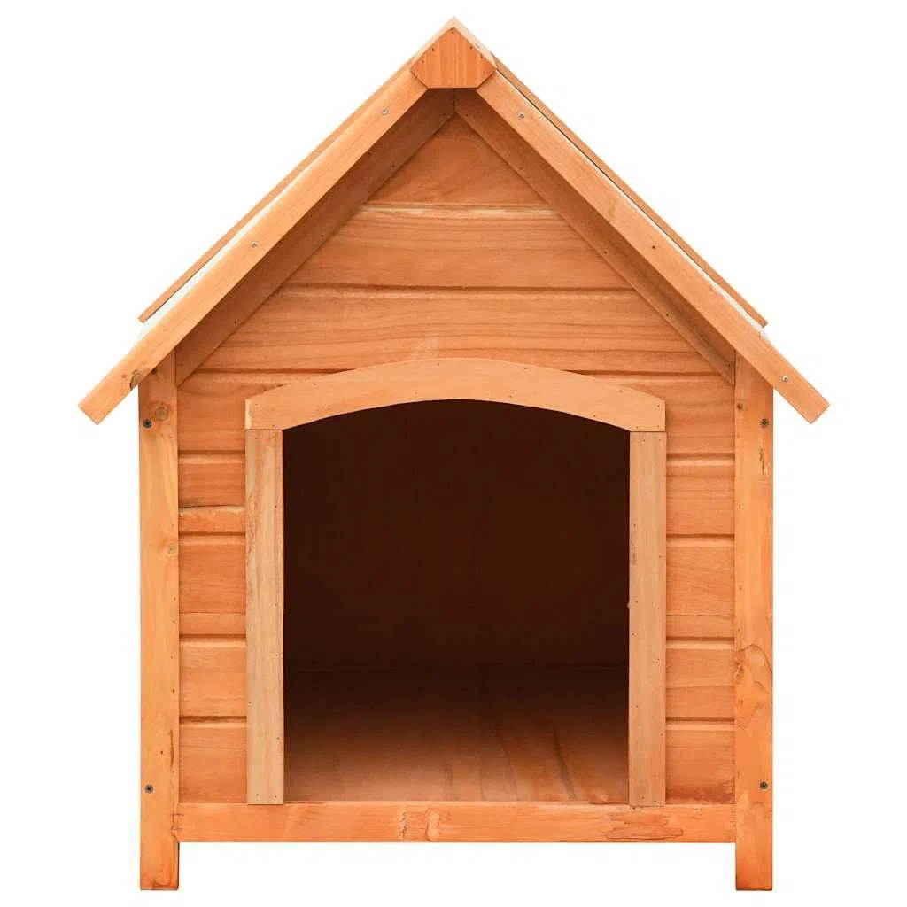 Cuccia per cani in legno di pino e legno di abete massiccio, 72 x 85 x 82 cm, cuccioli