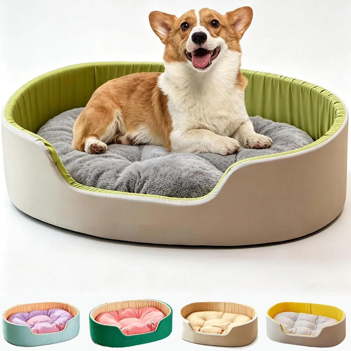 Generico Cuccia Cane Lavabile, Cuscino Per Animali Rimovibile Double Face