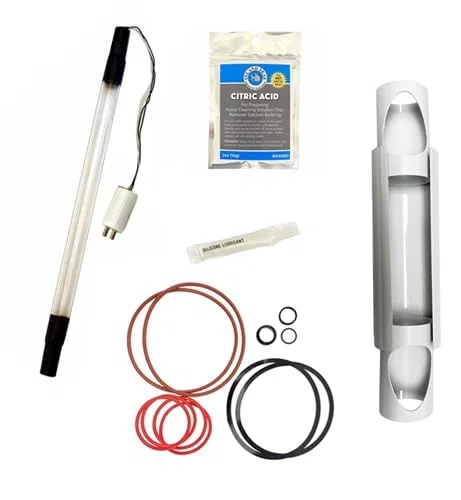 Lifegard Aquatics Pro-MAX - Kit di manutenzione UV da 120 W, corpo da 12,7 cm, 5 pezzi