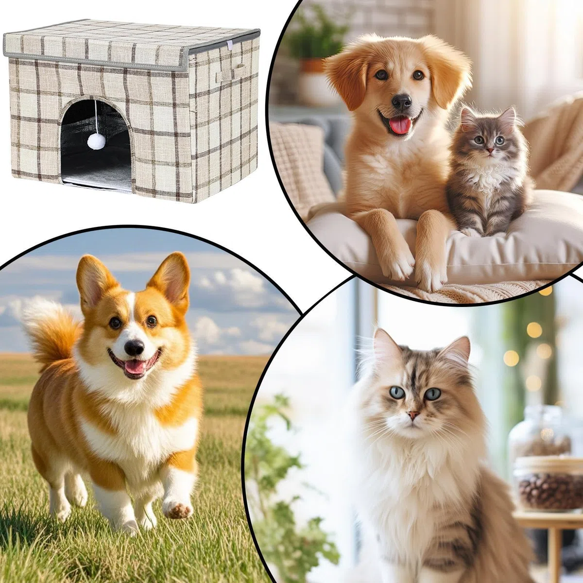 Cuccia Rinfrescante Per Cani Canile Freddo Impermeabile E Isolato