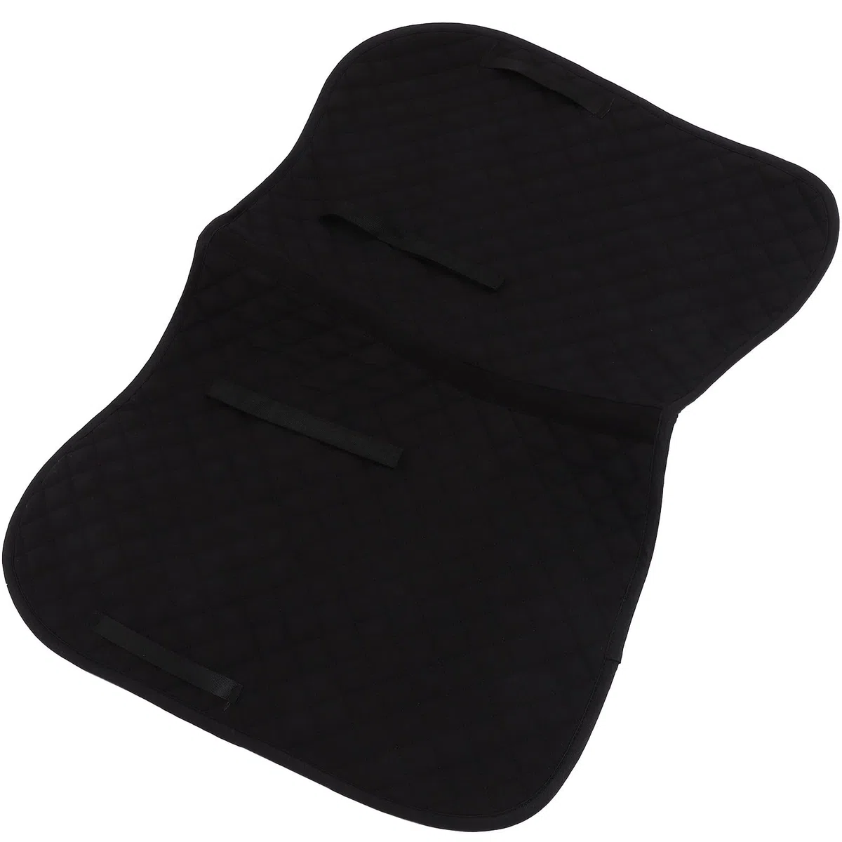 PRETYZOOM Sottosella di Equitazione Ottimale in Eva e Cotone Antiscivolo per Cavalli con Alta Resistenza e Comfort Colore Nero