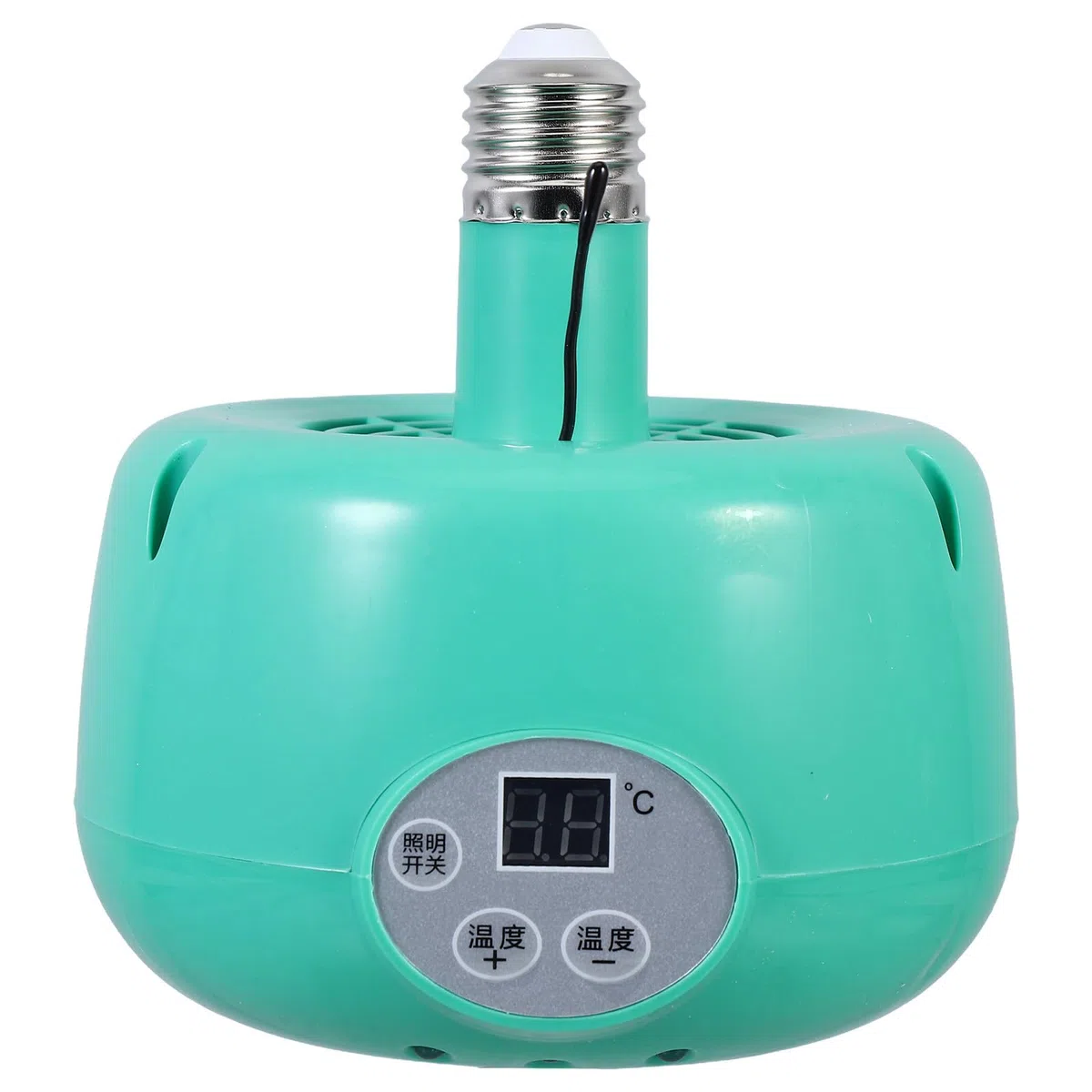 Lurrose Lampada Riscaldamento Pulcini Regolazione Temperatura LED Luce Calda, Emettitore di Calore in Plastica e Metallo per Allevamento