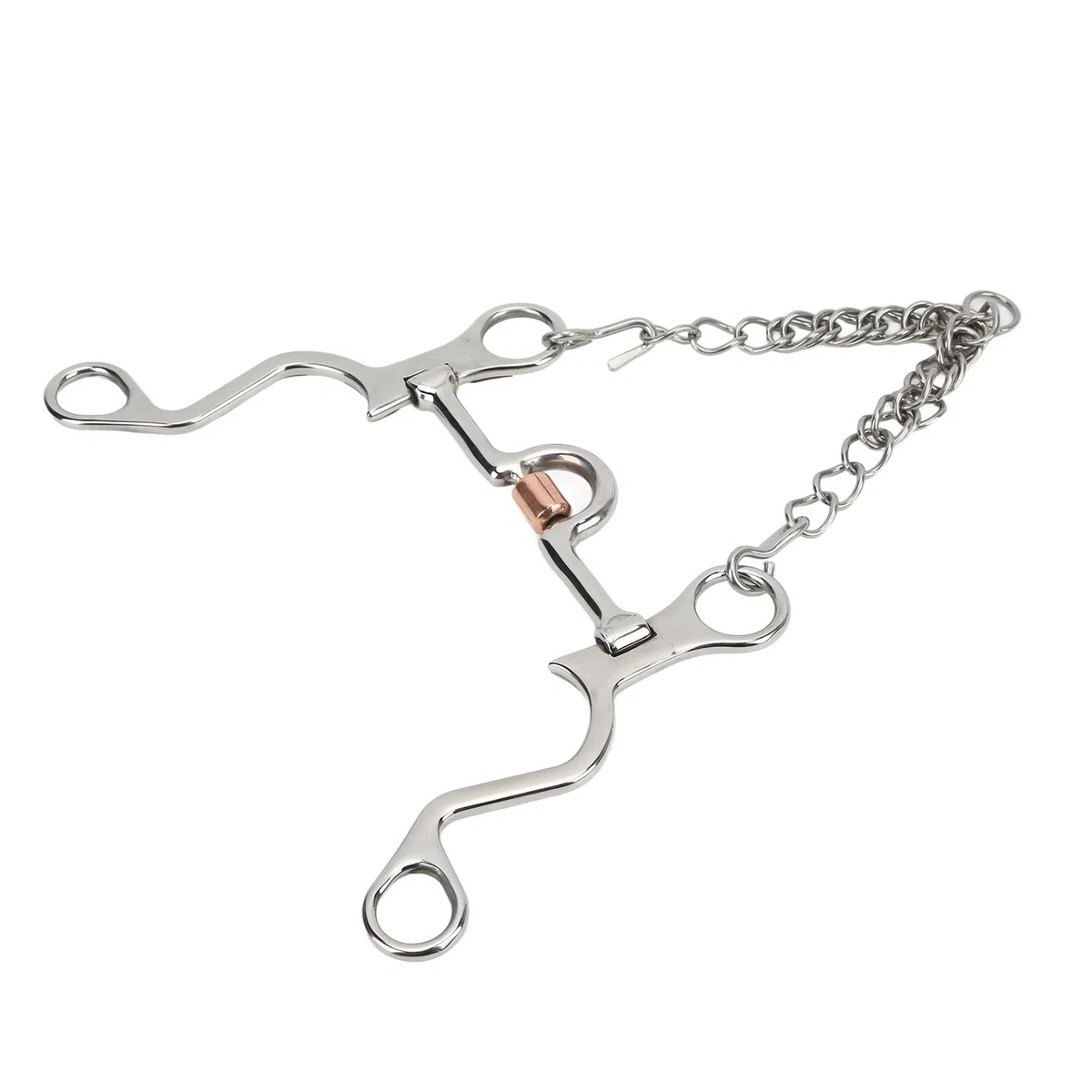 Pelham Bit Strong Fine Workmanship in acciaio inossidabile Cappello per le prestazioni degli equestri a cavallo (130 mm)