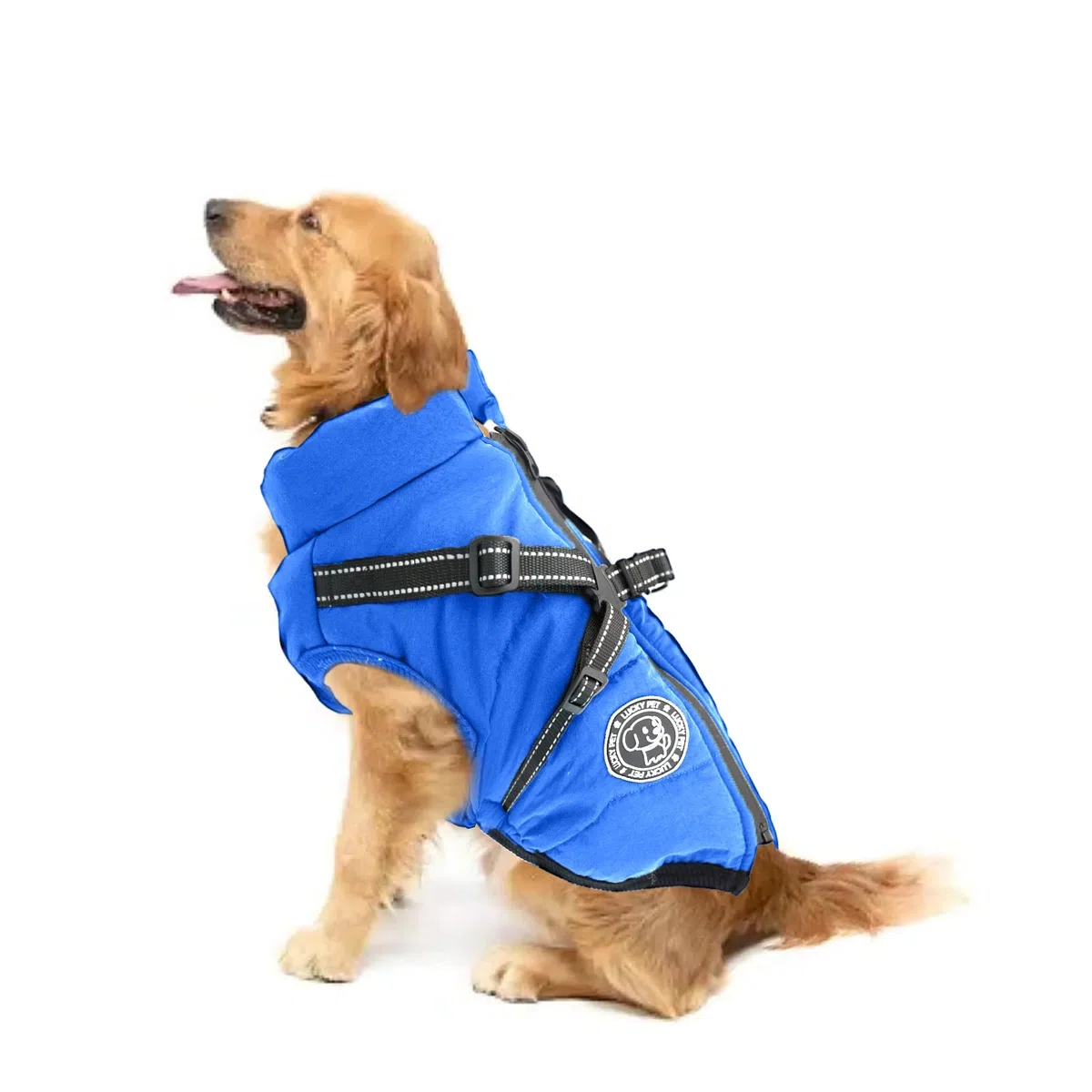 Cappotto impermeabile per cani con imbracatura integrata, caldo cappotto invernale per cani,Giacca per cani di taglia piccola, media e grande