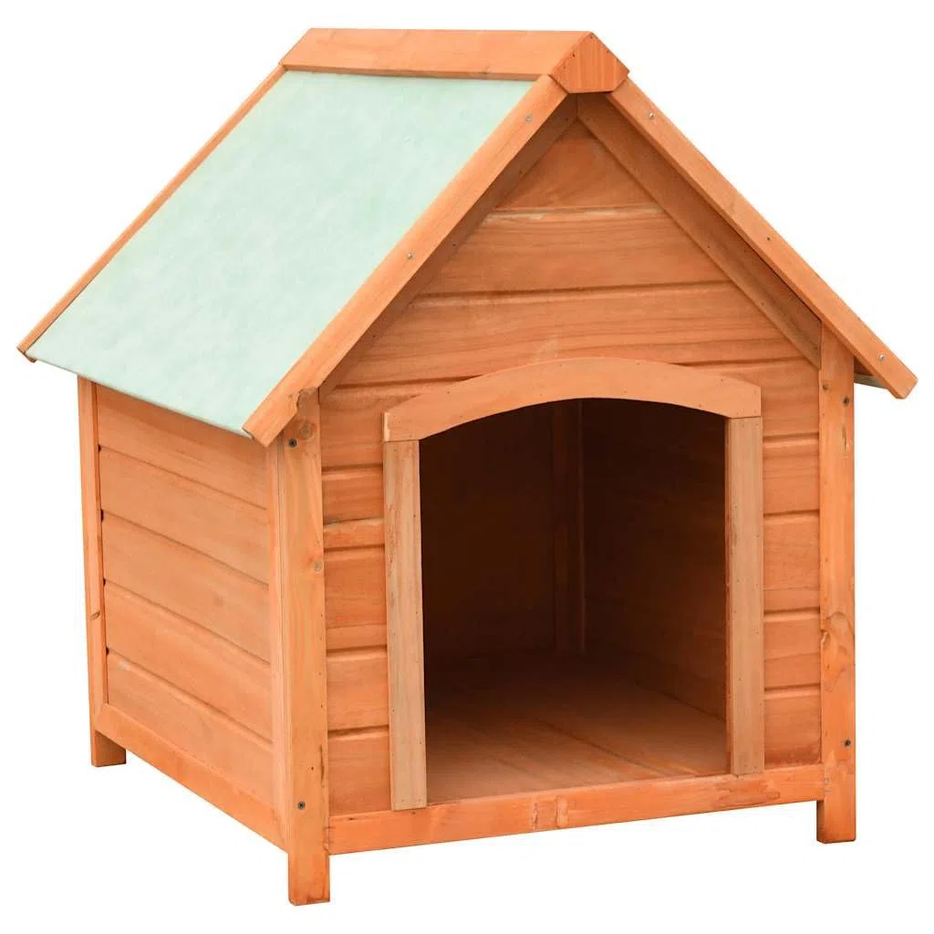 Cuccia per cani in legno di pino e legno di abete massiccio, 72 x 85 x 82 cm, cuccioli
