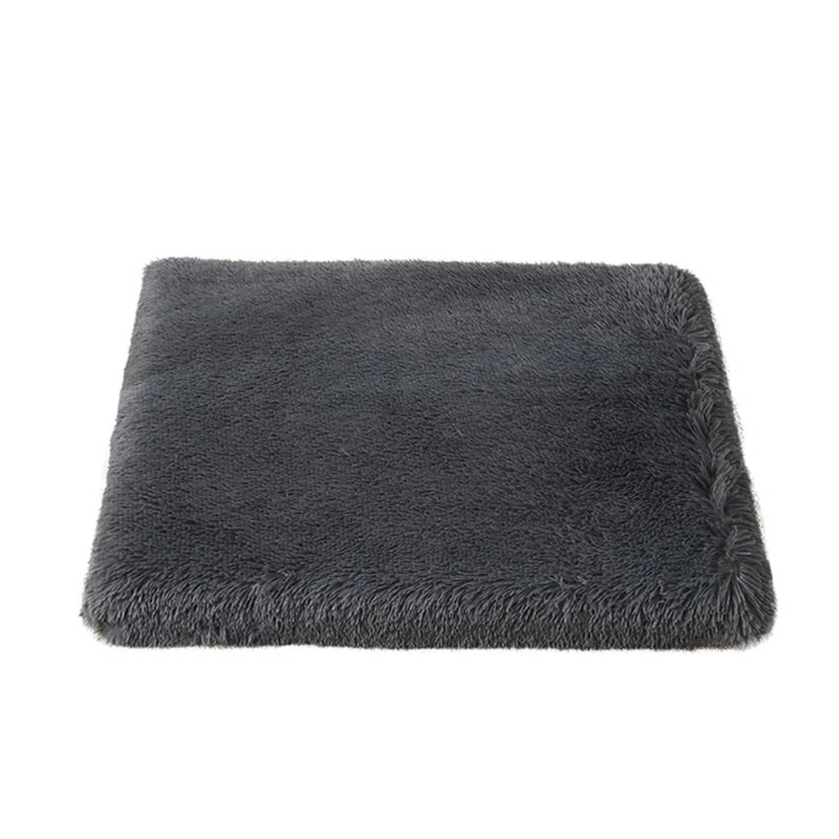 Hixingo Calore Lungo Peluche Cuccia Cane e Gatto Interno di Peluche, Lettino Cuscino Antiscivolo Morbido Rimovibile per Cani e Gatti, per Grande Medio Piccolo Animali (Grigio Scuro,L120xW75xH10cm)