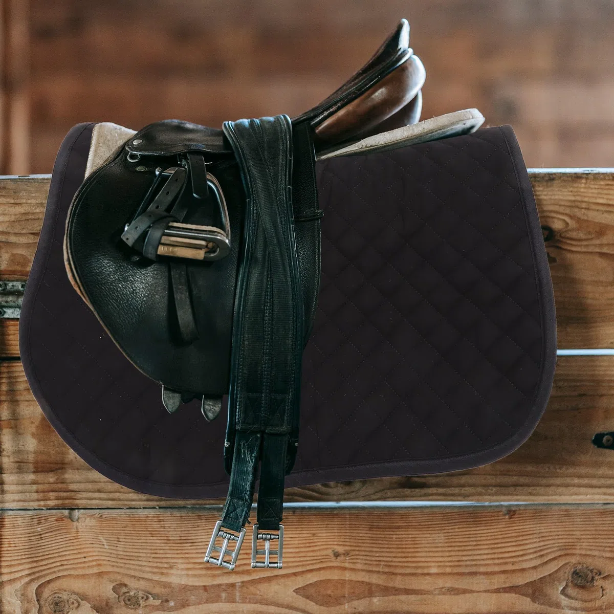 Sottosella Facile e Antiscivolo per Cotone Cavallo Eva Installare Imbottitura Morbida da Traspirante Adatto per L'equitazione
