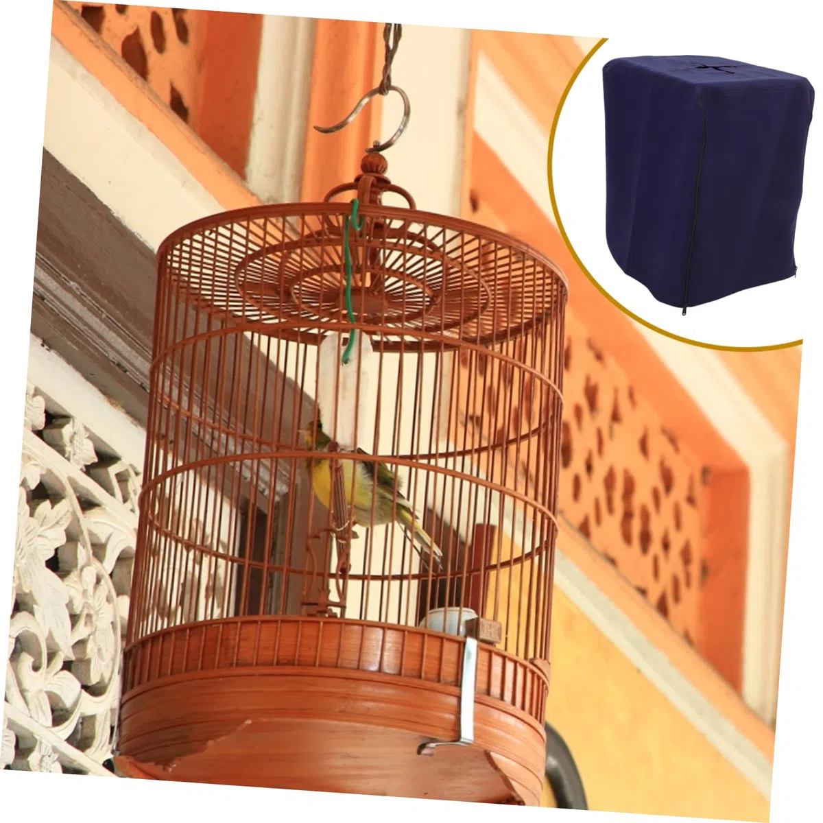 BESPORTBLE 2pezzi Copertura Per Per Oscurante e Traspirante Protezione Per Volatili Riduzione Distrazioni e Miglioramento Del Per Gabbie Standard