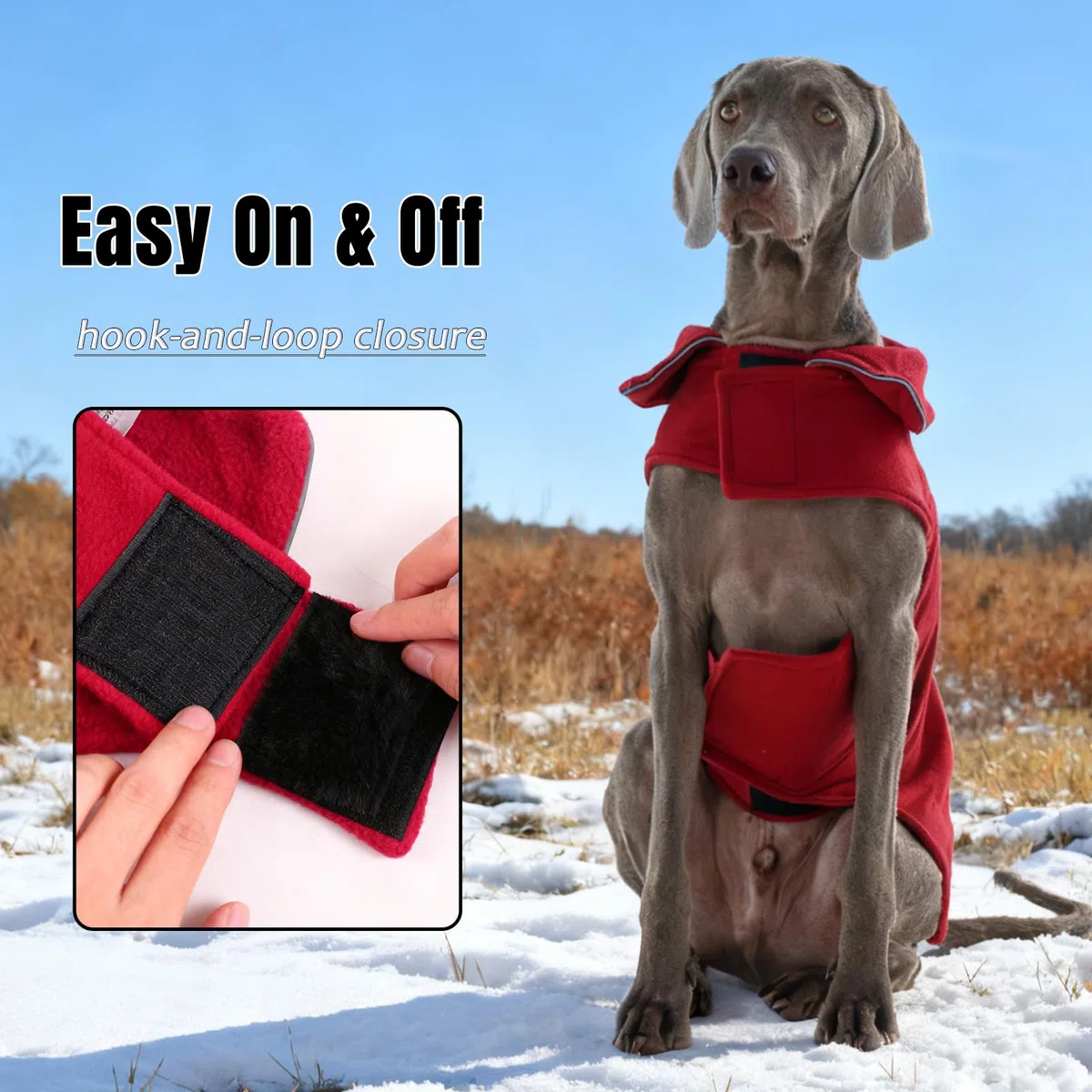 Antivento inverno caldo pile cane giacca riflettente morbido Pet Dog Vest abbigliamento cappotto per piccolo medio grande razze per temperature fredde guinzaglio accesso, XXXL, 890v6