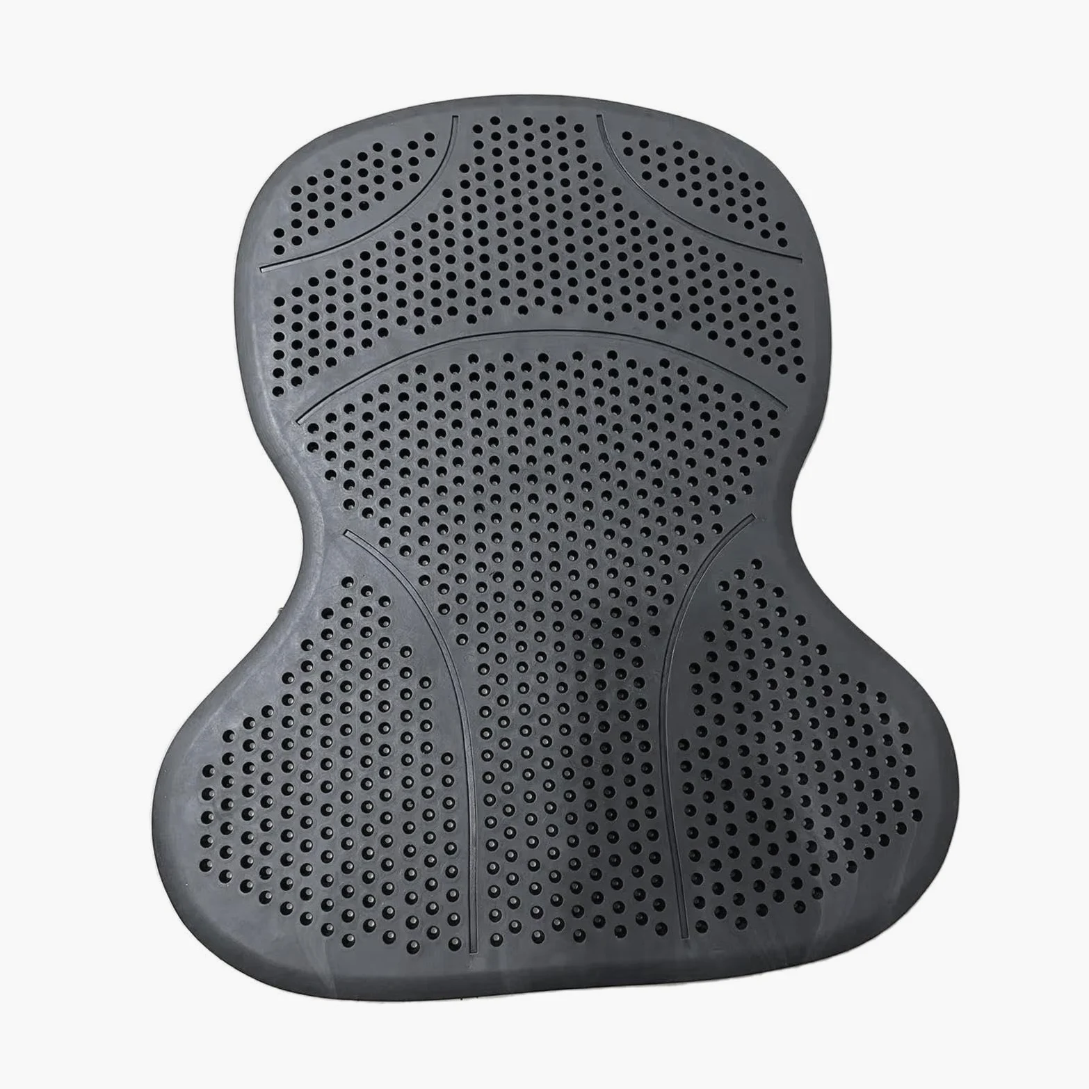 Horse Saddle Pad in Silicone Gel Pad Equitazione Shock Absorbing Antiscivolo Traspirante Leggero Adatto per Cavalieri Professionisti Trail Riding, Nero