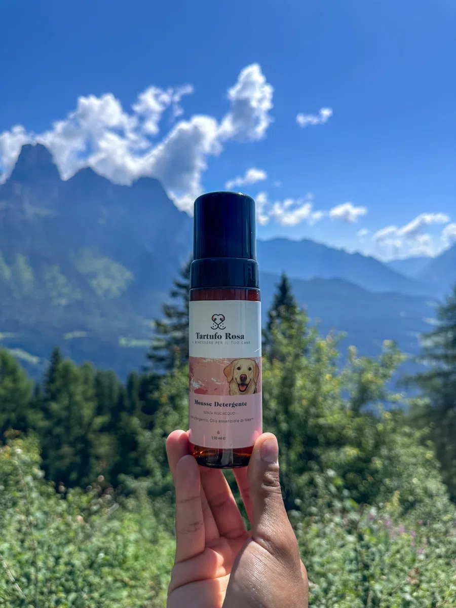 Mousse Detergente per Cani Senza Risciacquo – Igiene del Pelo