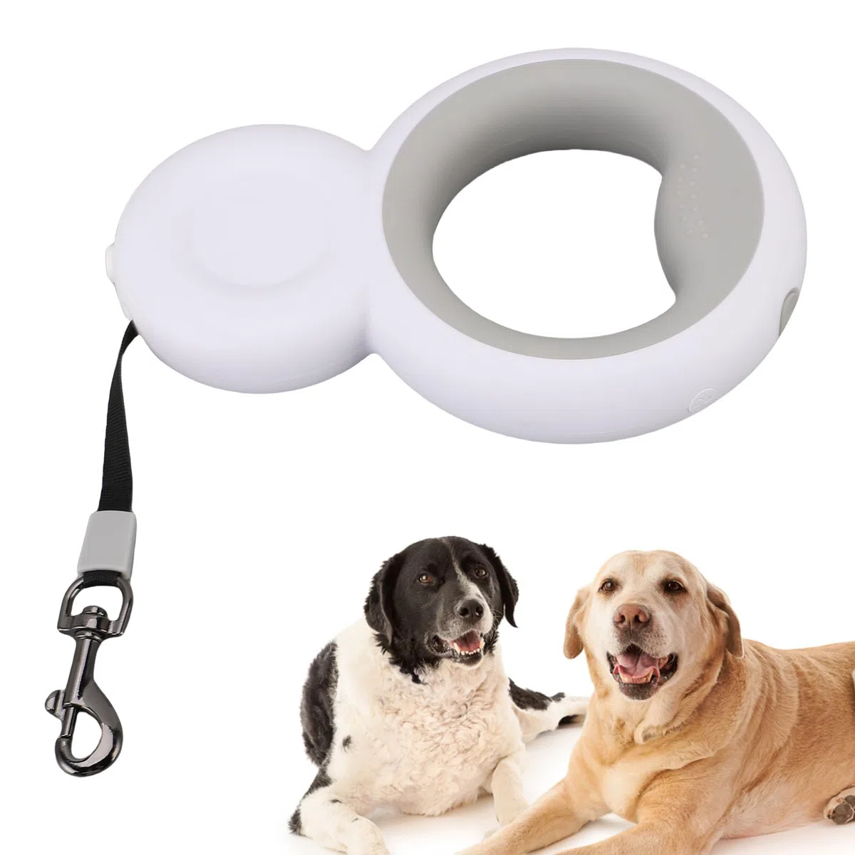 Luocute 9,84 Piedi di Guinzaglio Retrattile con Luce a LED, Maniglia Anti -slittamento, Guinzaglio di Camminata per Animali Domestici, Adatto per Cani Medi Fino a 66 Libbre