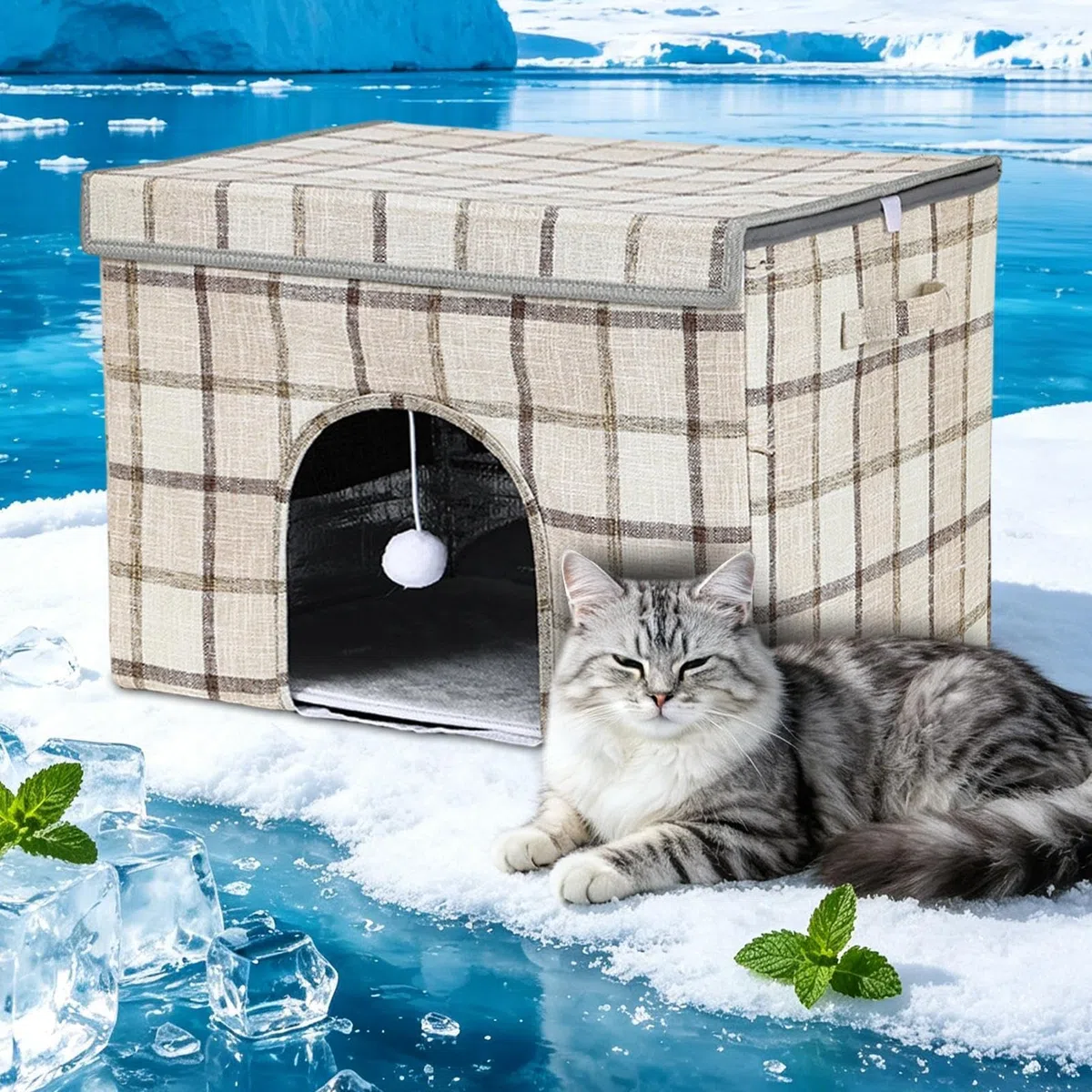 Cuccia Rinfrescante Per Cani Canile Freddo Impermeabile E Isolato