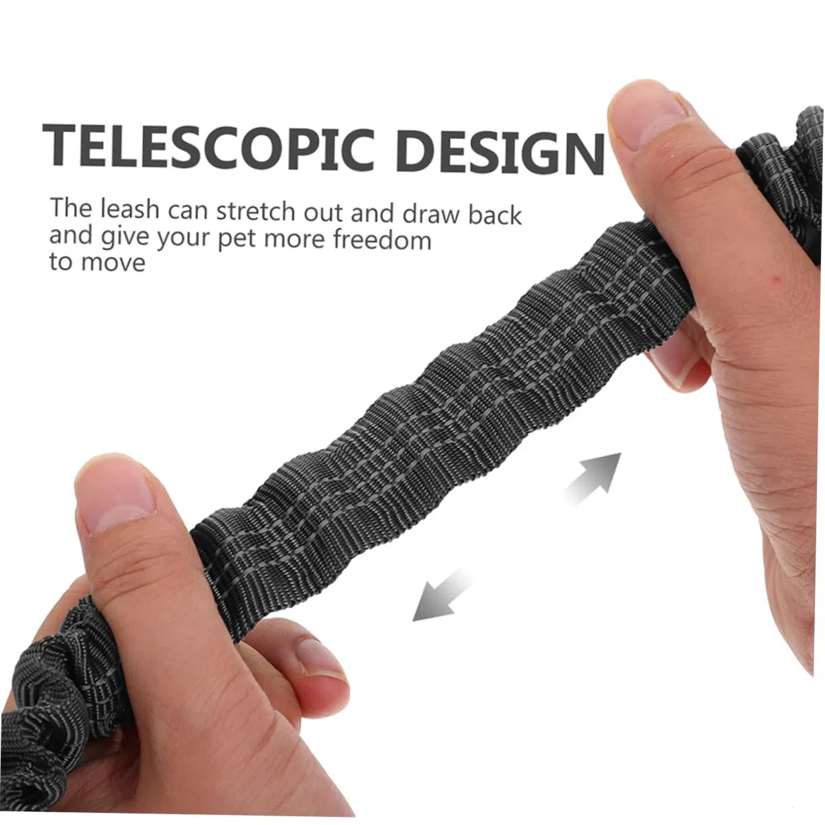 3 Guinzaglio Riflettente per Design Elasticizzato Guinzaglio per Passeggiate Sicure e Adatto per Attività All con Animali Domestici