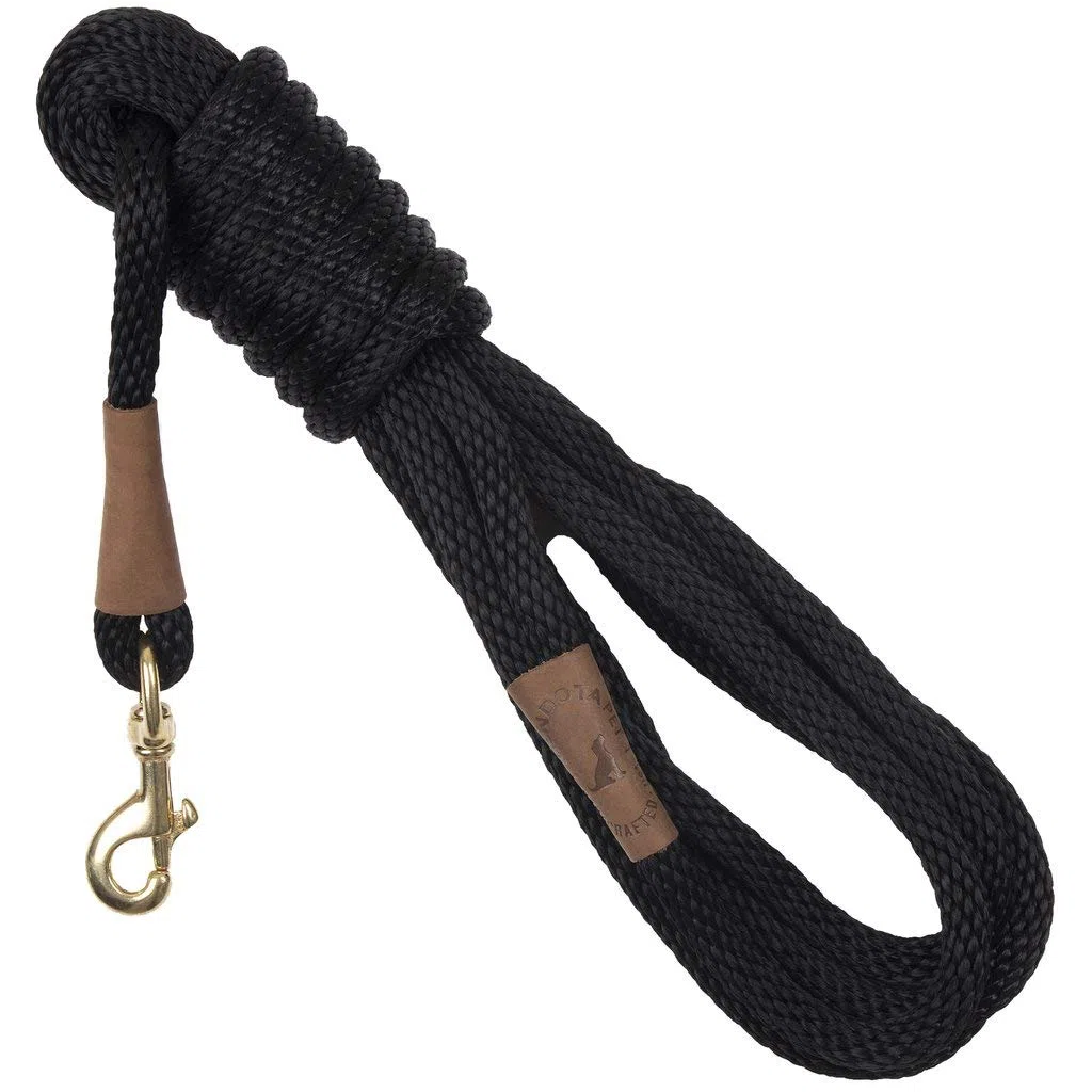 Mendota ME11703 Guinzaglio a scatto 1/2" X 15', Nero