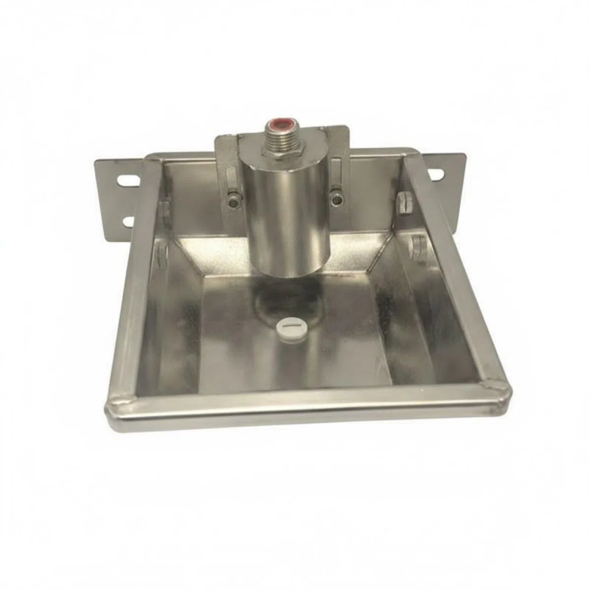 Abbeveratoio Automatico in Acciaio Inox Con Foro di Scarico Vasca Abbeveratoio a Galleggiante Robusto e Durevole per Allevatori, Piccolo Rettangolare