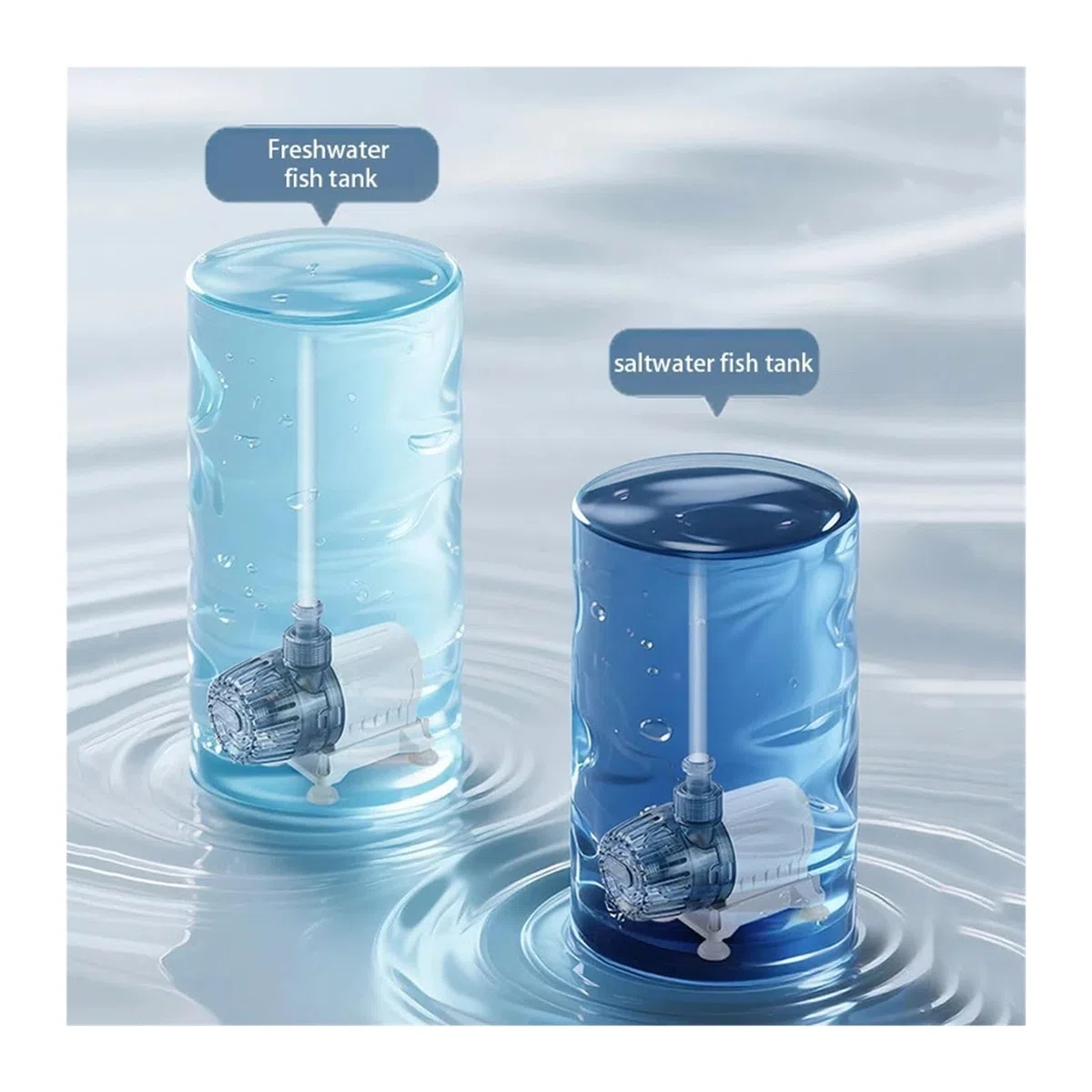 Pompa d'acqua sommergibile per acquario, mini pompe di filtro di circolazione per acquari, frequenza fissa domestica da 220 V sott'acqua