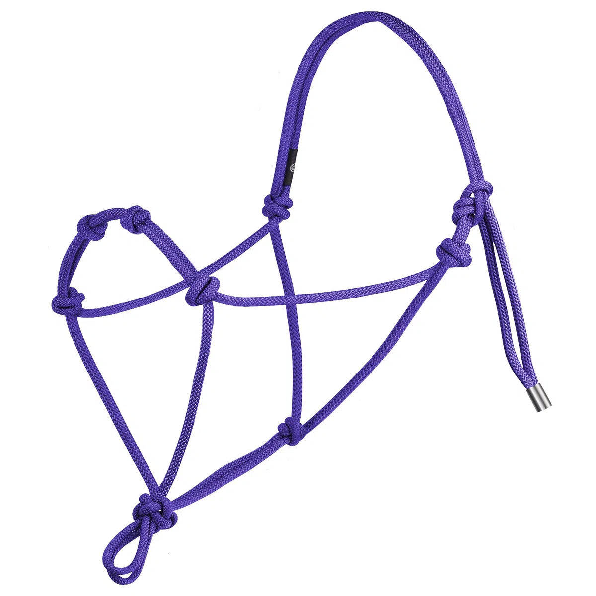Harrison Howard Cavezza in corda per cavalli, super robusta, con 4 nodi, da 0,6 cm, misura standard, viola