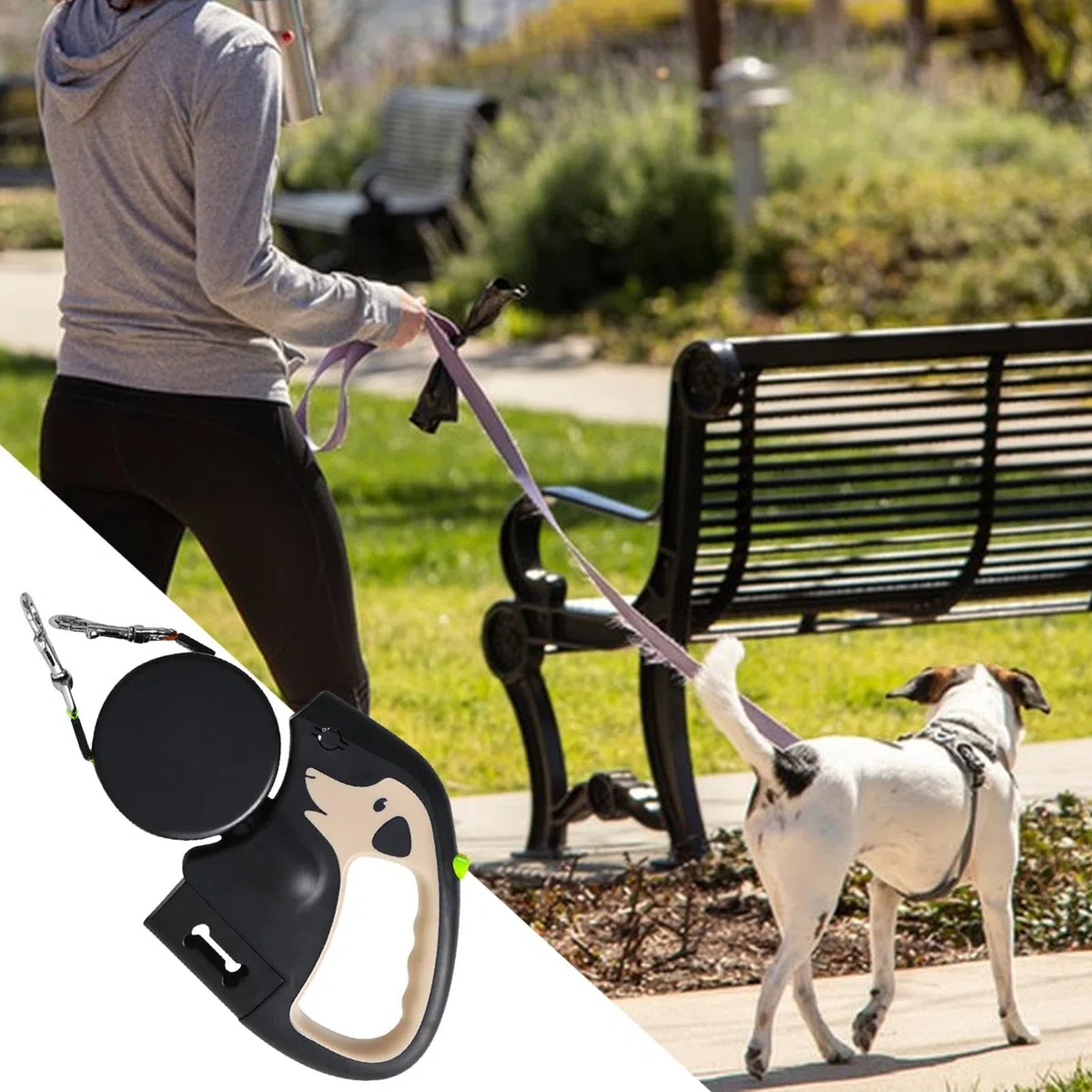 Guinzaglio retrattile automatico per animali domestici guinzaglio per cani