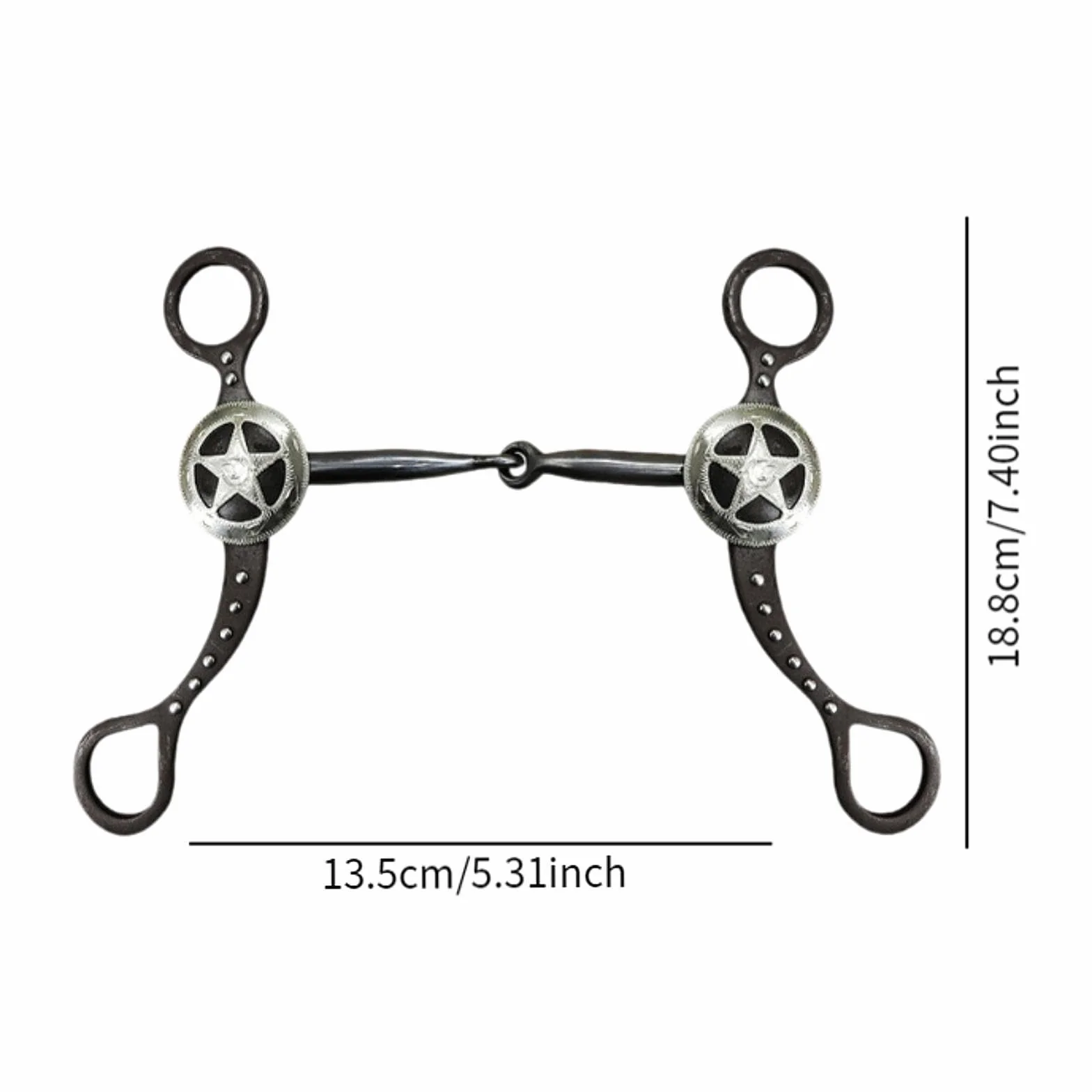 Harilla Morso per Cavallo, Morso per addestramento alla masticazione del Cavallo, Equestre, Accessori per Cavalli all'aperto, Robusto, Filetto per Cavallo