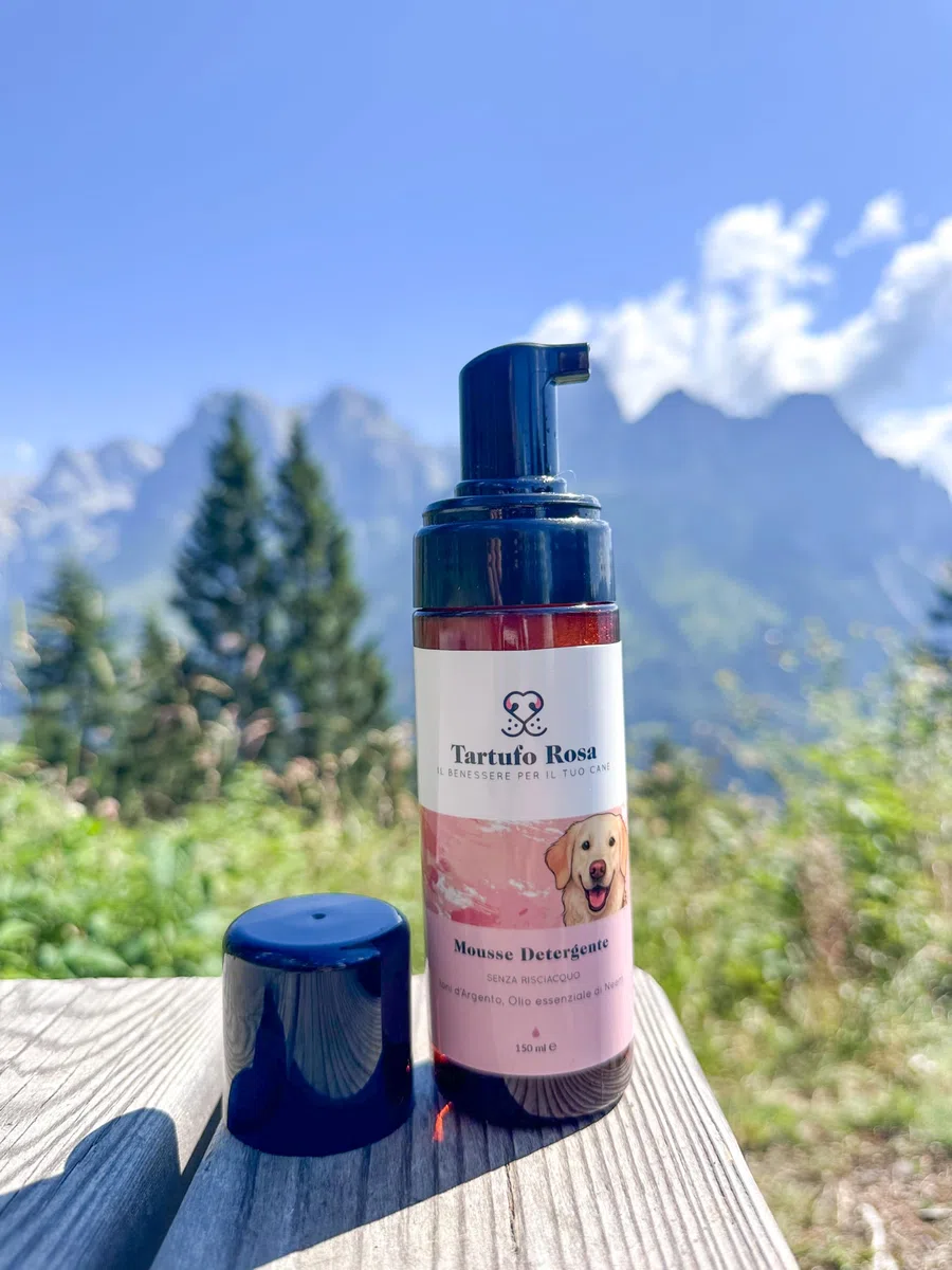 Mousse Detergente per Cani Senza Risciacquo – Igiene del Pelo