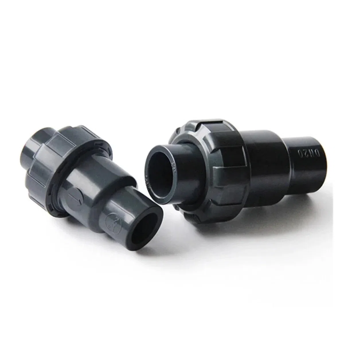 Valvola di ritegno UPVC Adattatore unidirezionale antiritorno da 15mm-110mm for irrigazione di acquari e Giardini(65mm(DN65))