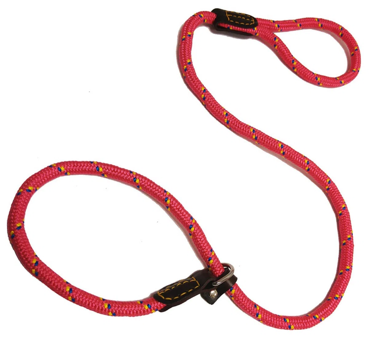6PZ GUINZAGLIO NYLON TONDO STRANGOLO LARGH. MM 12