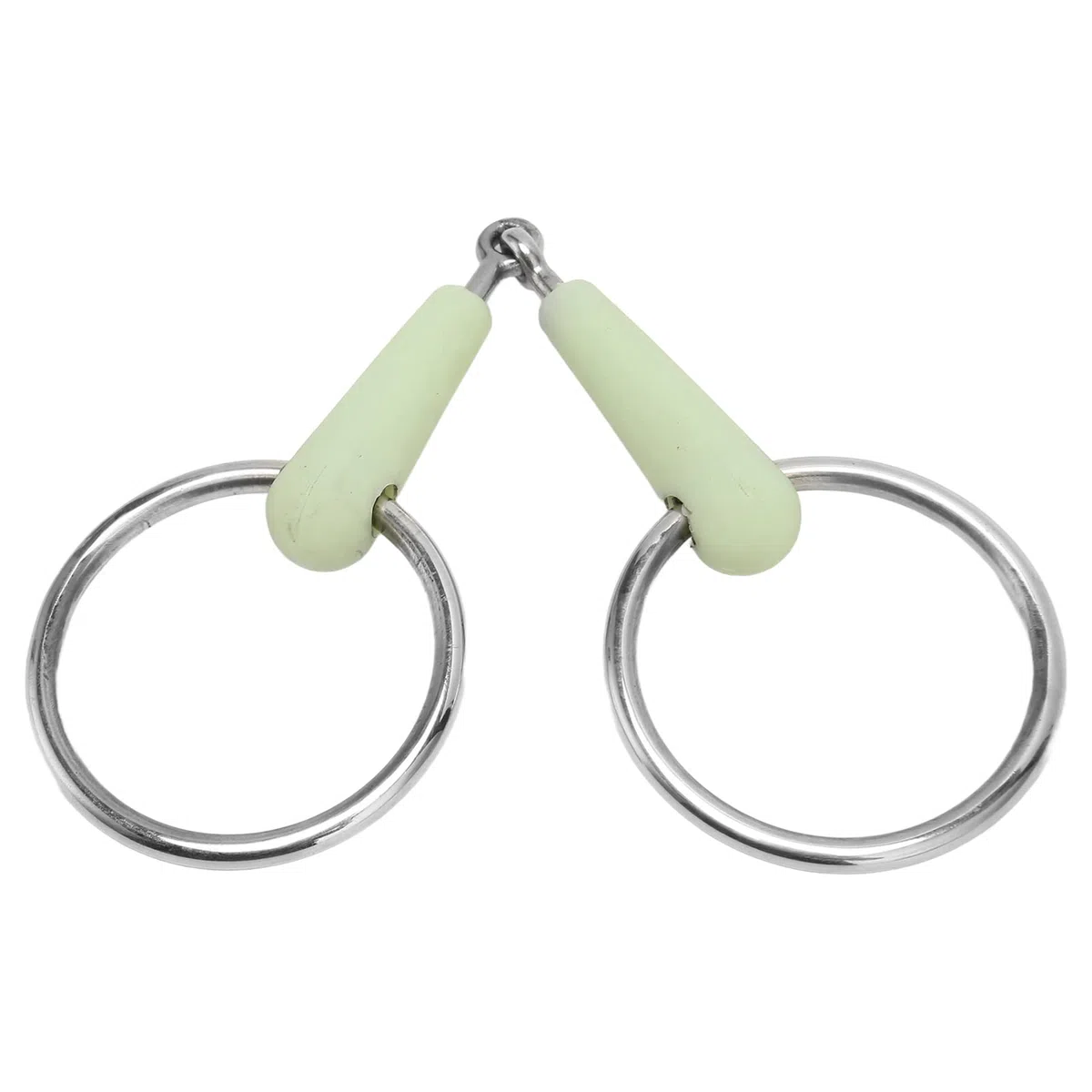 AYNEFY Morso per cavalli, comodo morso avvolto in gomma in acciaio inox per cavalli, morso per cavalli, pelham, accessorio per allenamento equestre