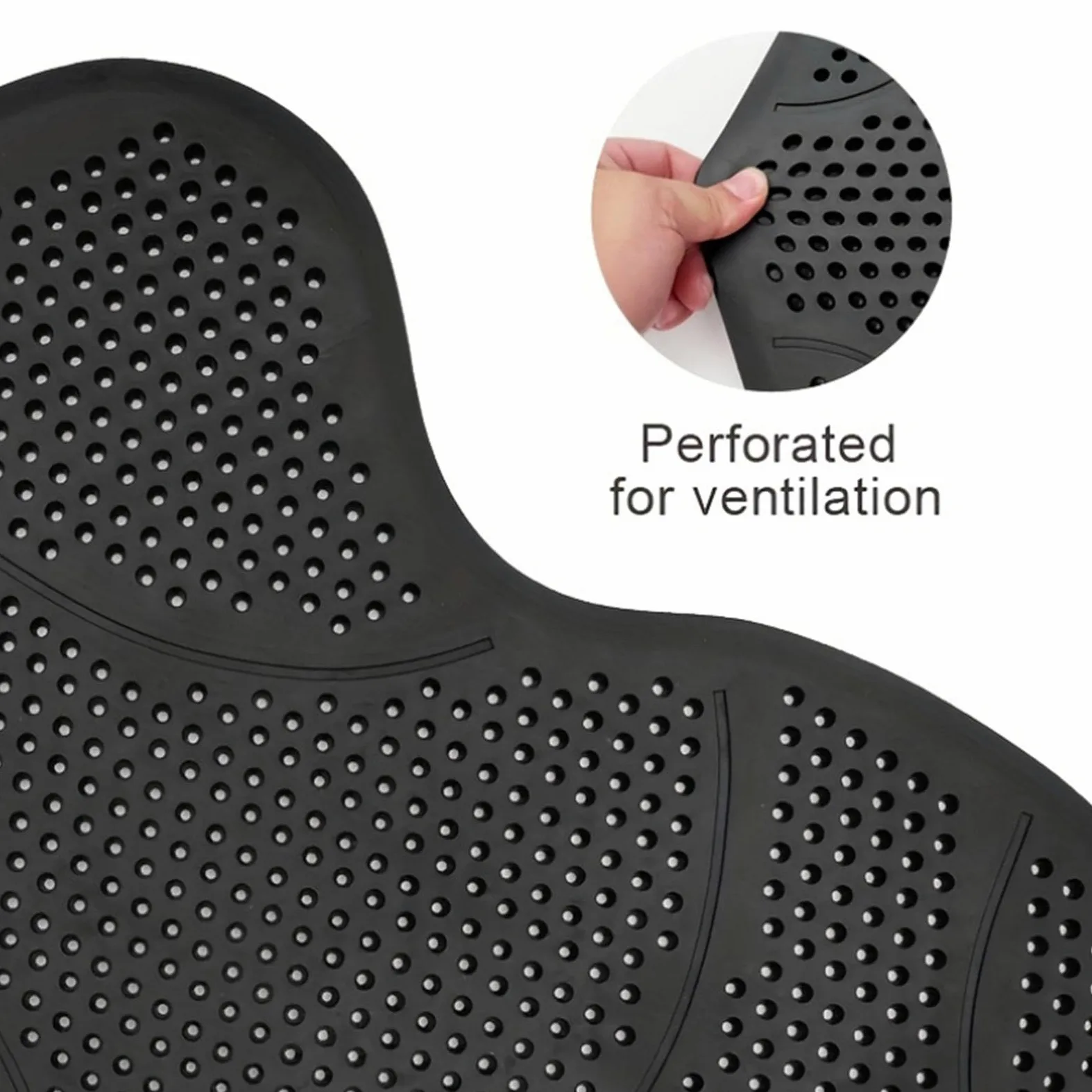 Horse Saddle Pad in Silicone Gel Pad Equitazione Shock Absorbing Antiscivolo Traspirante Leggero Adatto per Cavalieri Professionisti Trail Riding, Nero