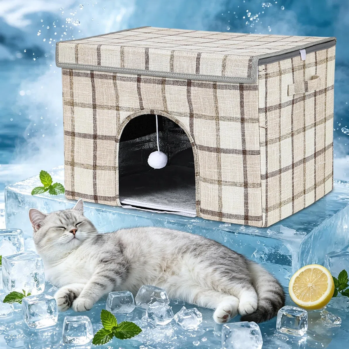 Cuccia Rinfrescante Per Cani Canile Freddo Impermeabile E Isolato