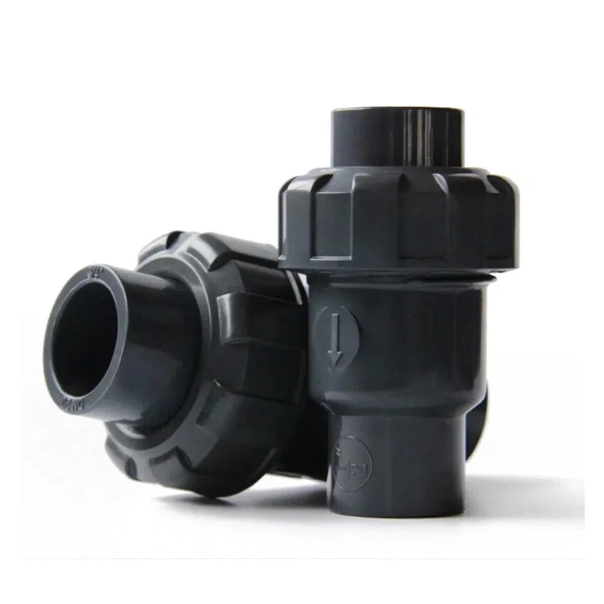 Valvola di ritegno UPVC Adattatore unidirezionale antiritorno da 15mm-110mm for irrigazione di acquari e Giardini(65mm(DN65))