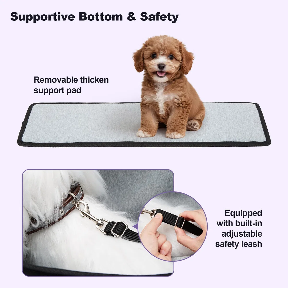 Ownpets Borsa per cani nera