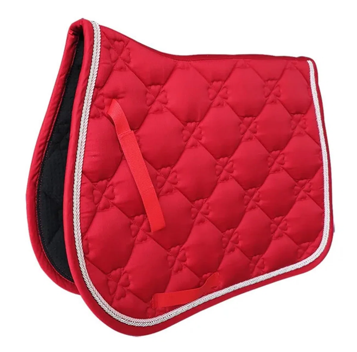 Sottosella, sottosella da dressage, salto, in cotone spesso e elastico, con doppia corda a rullo per Maneggi e Privati(Color 2)