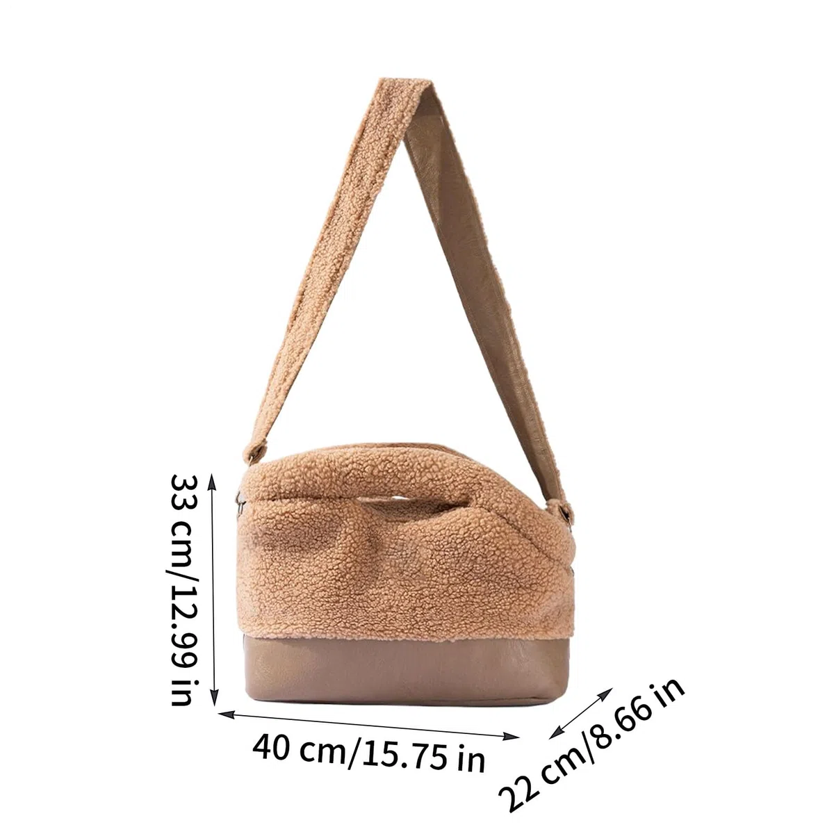 Tracolla per cani – Borsa impermeabile per animali domestici, supporto regolabile, trasporto a mani libere per animali domestici, comoda attrezzatura da viaggio, per cuccioli, gattini, cani di piccola