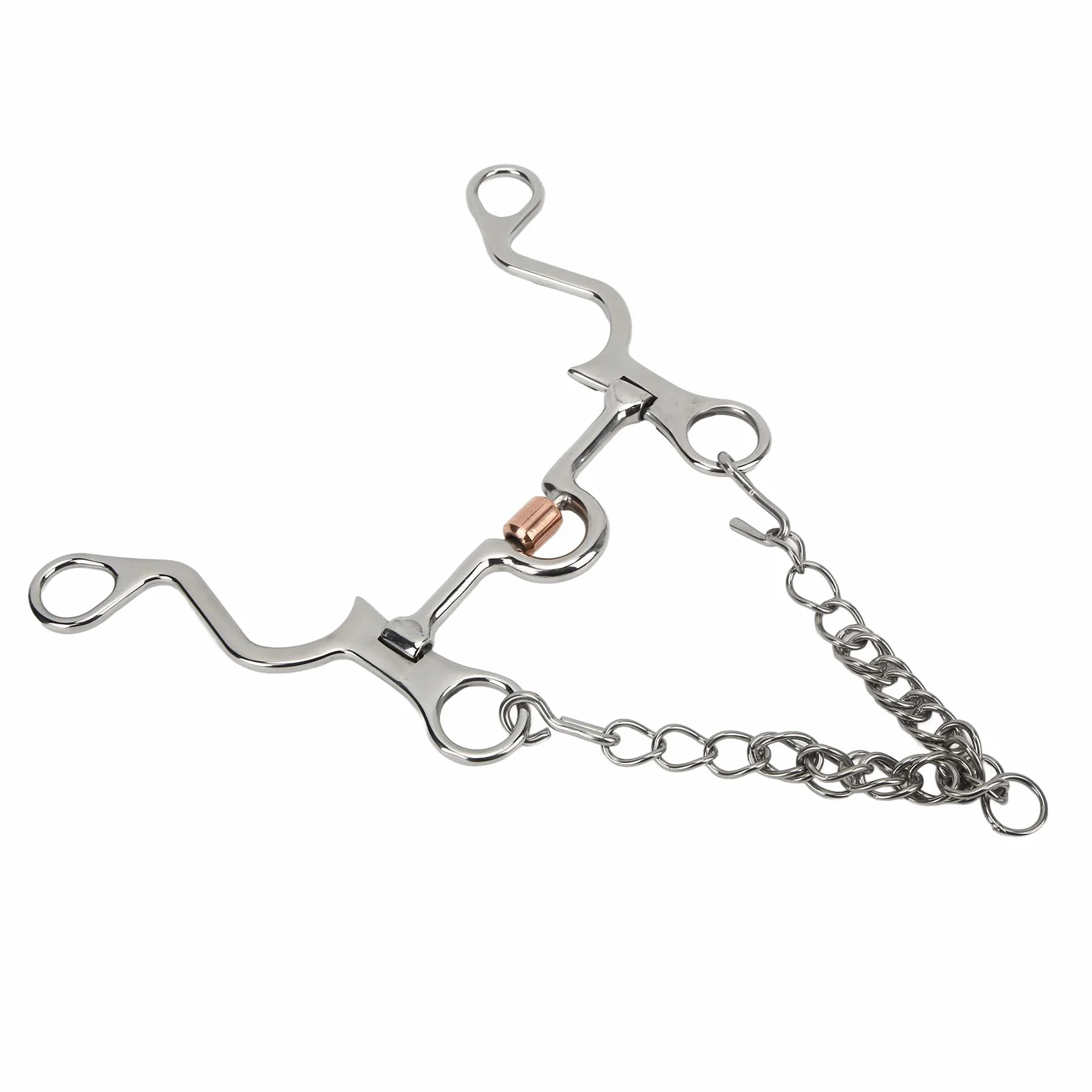 Bit Forte Punta da Cavallo in Acciaio Inossidabile di Pregevole Fattura per Prestazioni Equestri a Cavallo (-2113210007611)